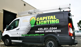 Capital Lighting Commercial Lighting Van - Renton WA
