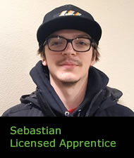 Sebastian – Licensed Apprentice